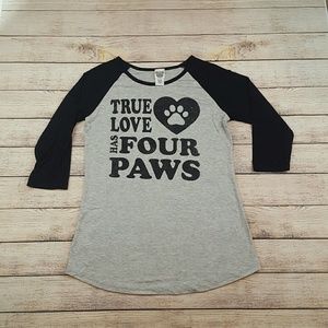 Color bear raglan tee animal lover made in USA